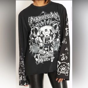 AGGRETSUKO LONG SLEEVE OVERSIZED